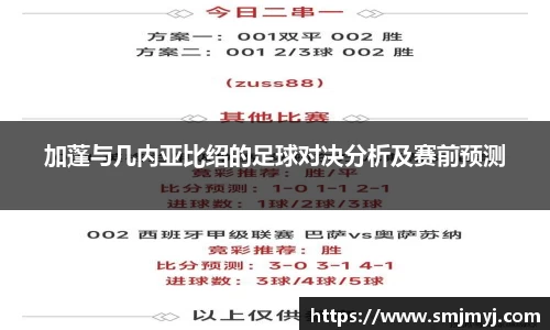 加蓬与几内亚比绍的足球对决分析及赛前预测